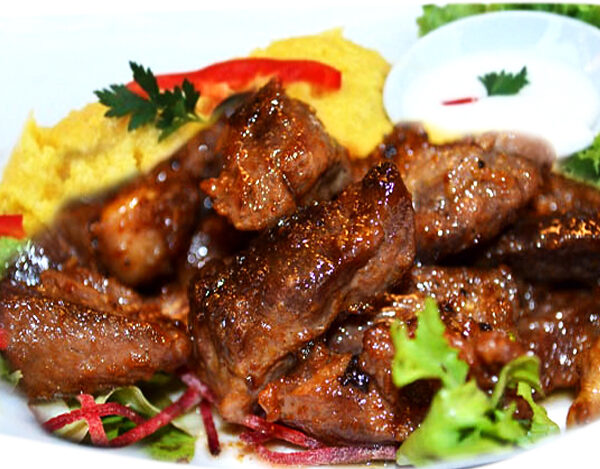 BERBECUT LA CEAUN CU USTUROI SI ARDEI IUTE