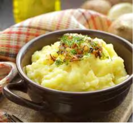 PIURE DE CARTOFI CU LAPTE SI UNT SARAT 800 GR(4PORTII)